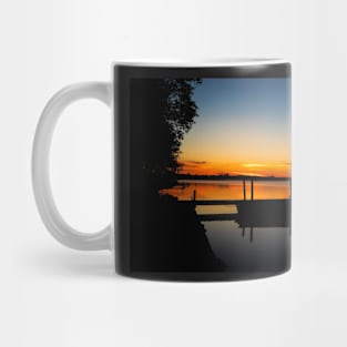 Sunrise over Rice lake Mug